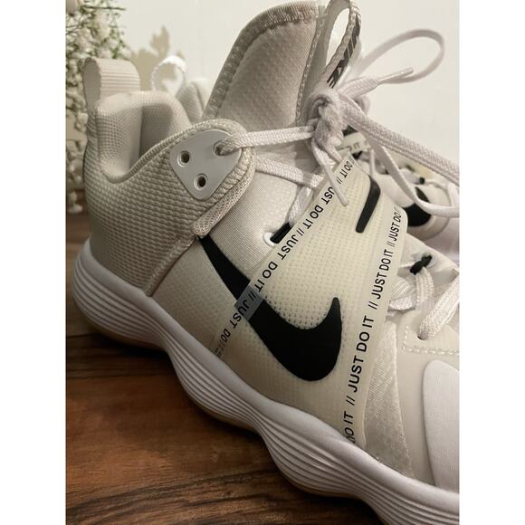 Nike React Hyperset CI2956-100 Women Volleyball Shoes White Black Gum Rare 8.5W - Picture 6 of 12